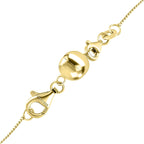 Set of 3 - Magnetic Lock with Lobster Clasp in Gold Plated Silver_221234013