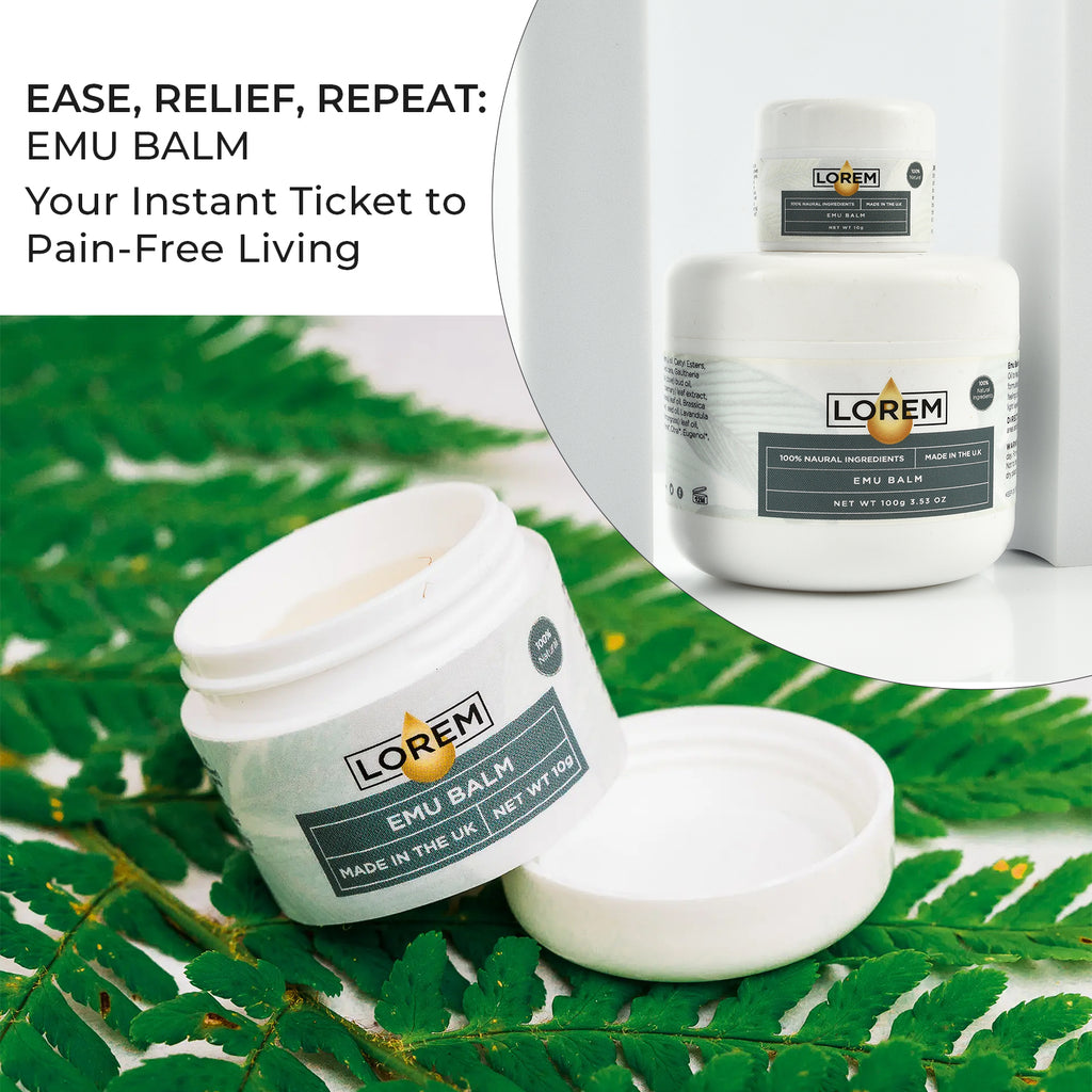 Lorem- Emu Balm (Pain Relief) - 100g and 10g