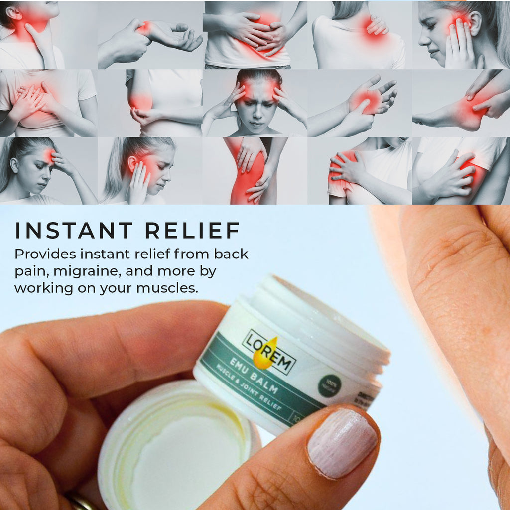 Lorem- Emu Balm (Pain Relief) - 100g and 10g