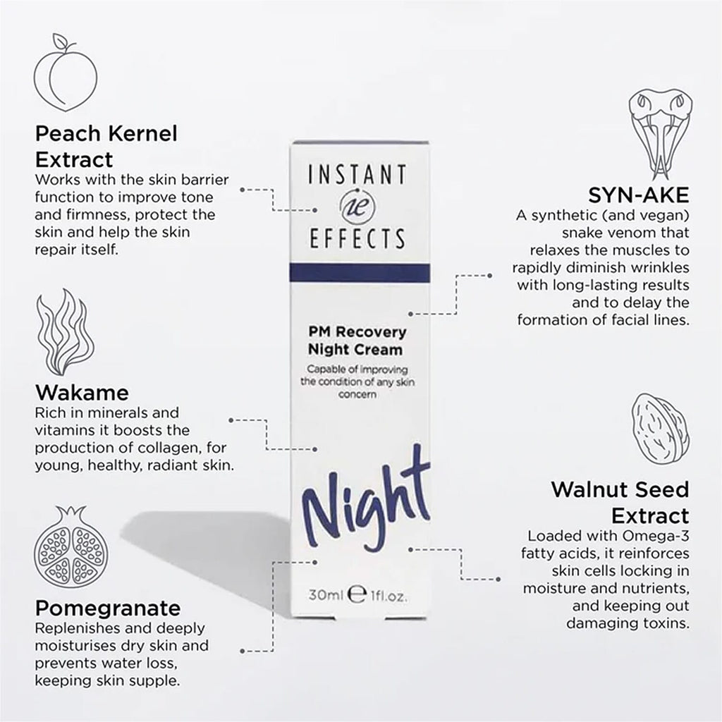 Instant Effects- Neck & Chest Rejuvenating Serum & PM Recovery Night Cream 30ml Duo