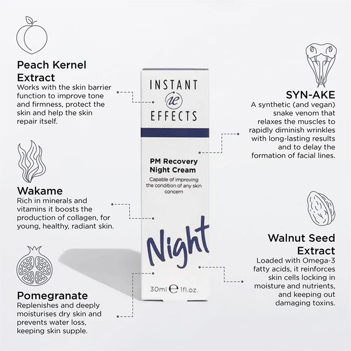 Instant Effects- Neck &amp; Chest Rejuvenating Serum &amp; PM Recovery Night Cream 30ml Duo 221238428 3