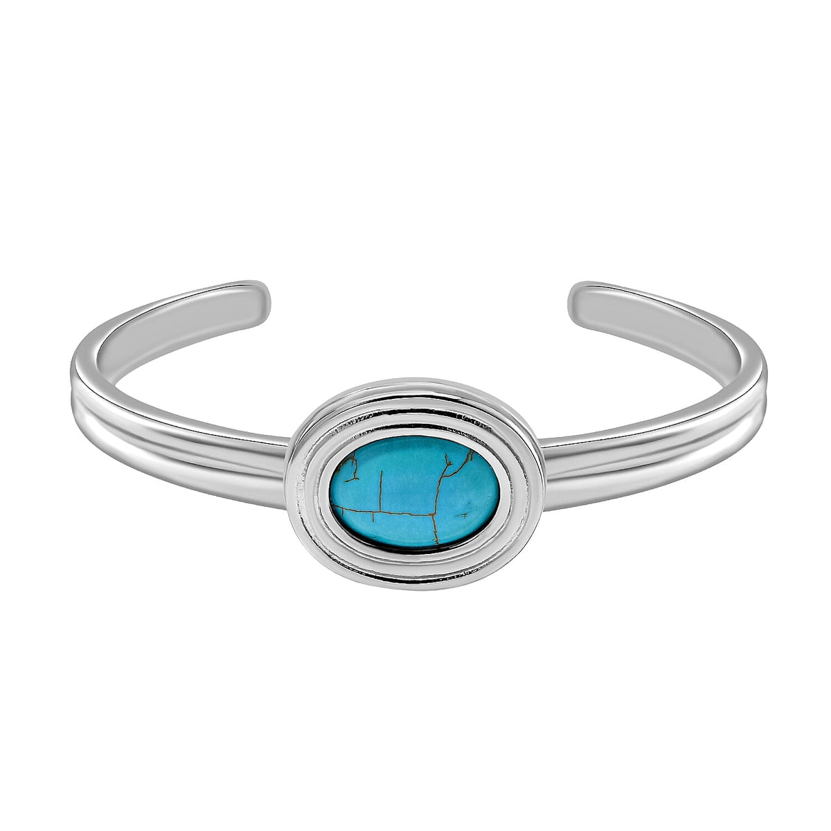 Multi Gemstones Interchangeable Necklace (18 - 20 Inch), Drop Earrings and Bangle in Pure White Stainless Steel 221241441 6