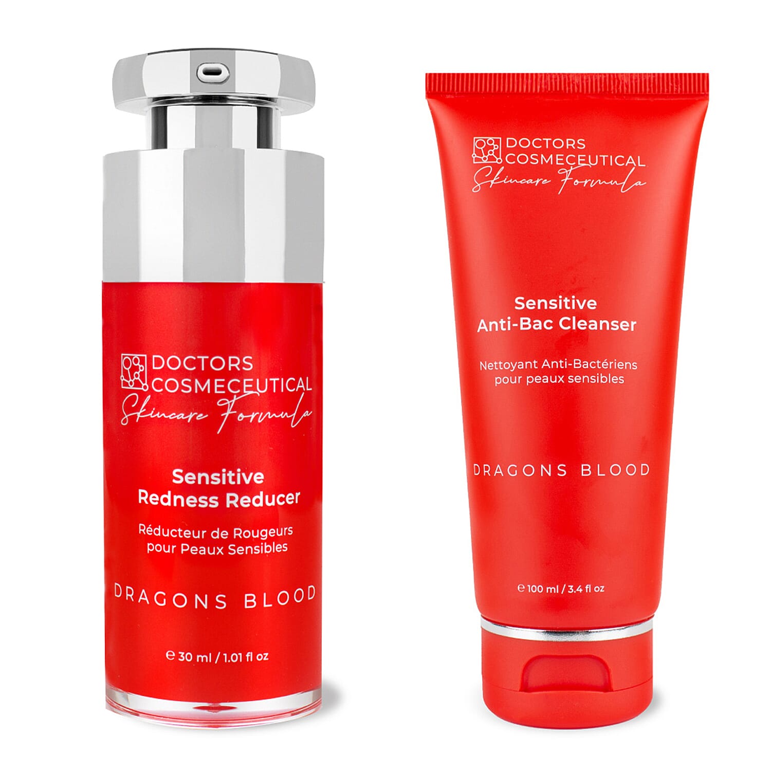 Doctors Formula- Sensitive Anti-Bac Redness Reducer - 30ml &amp; Doctors Formula- Dragons Blood Sensitive Anti-Bac Cleanser - 100ml Bundle 221241457 0