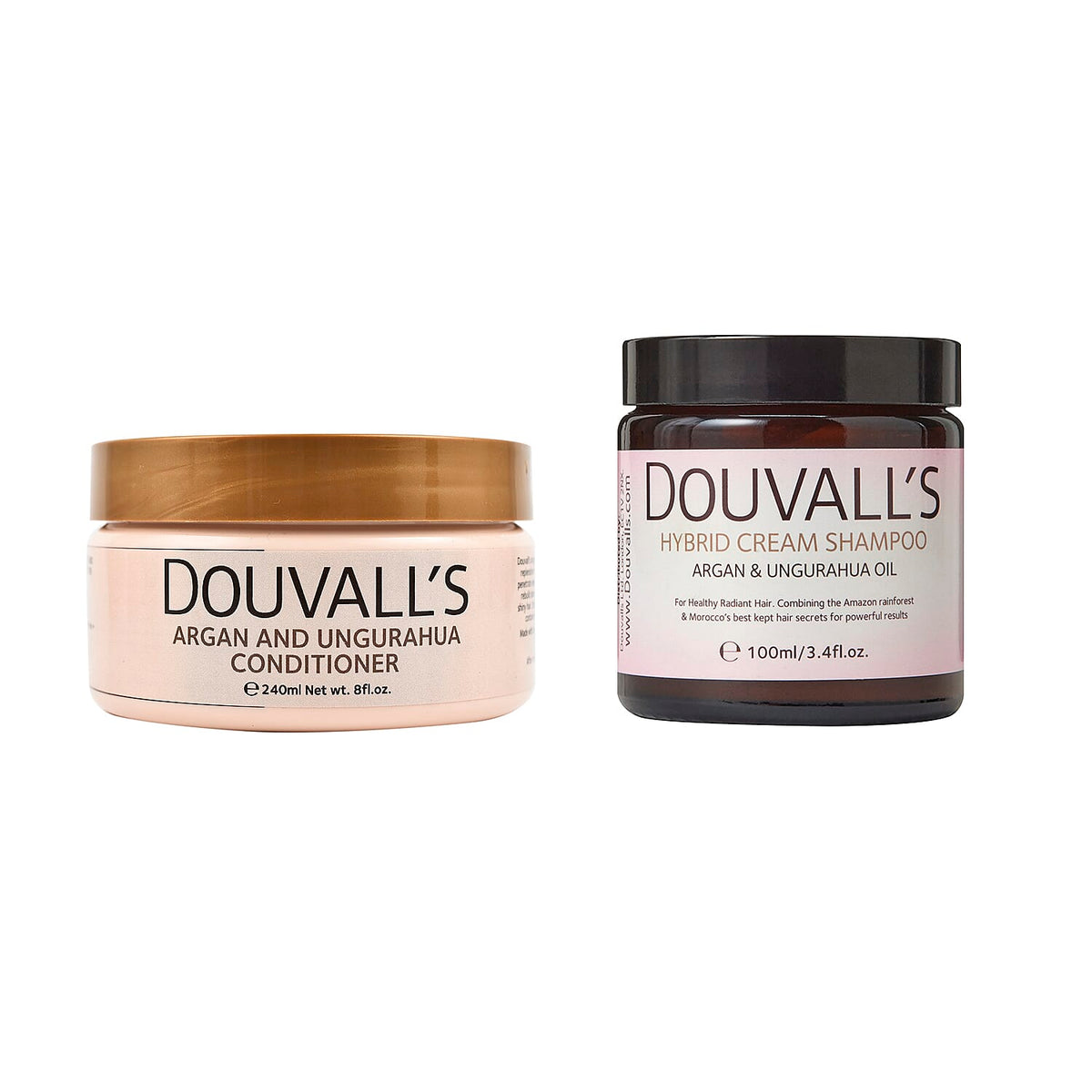 Douvalls Argan Hybrid Cream 100ml Shampoo and 240ml Conditioner Bundle 221241459 0