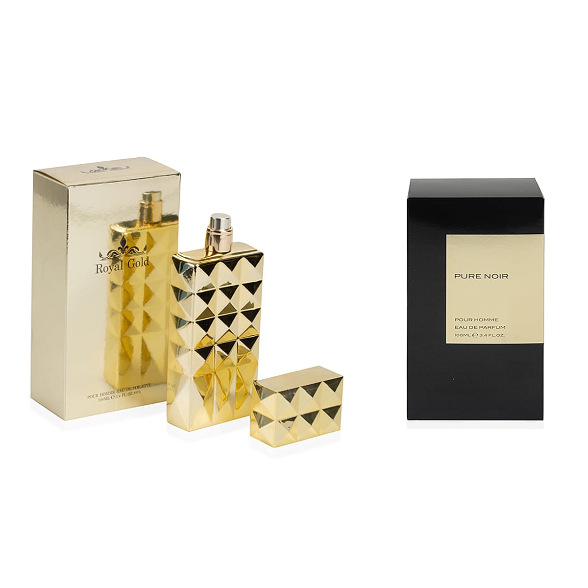 Christmas Cracker Deal - Royal Gold (EDT) Perfume 100ML and Pure Noir (EDP) Perfume - 100ML 221242802 0