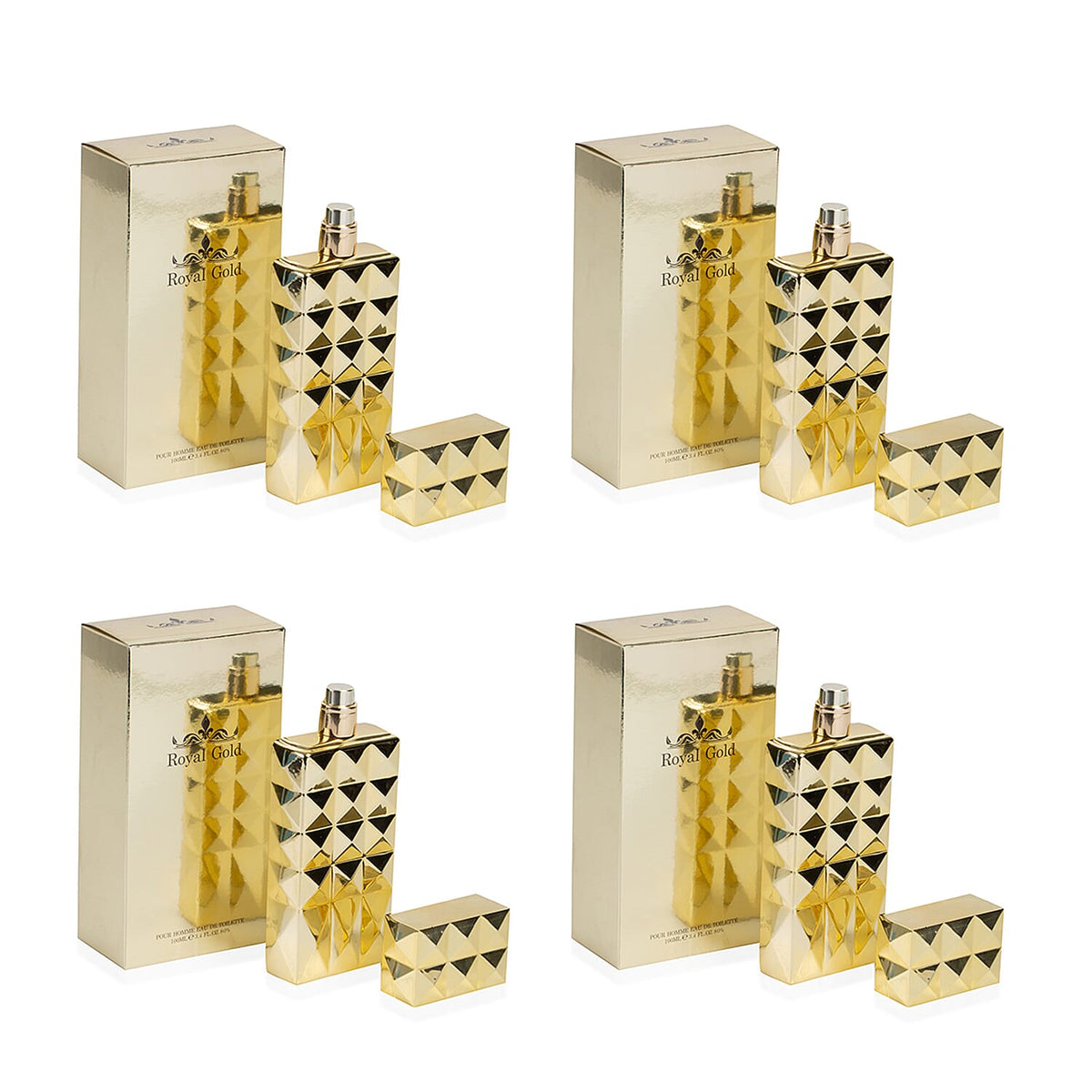 Fragrance Deal - 4 x Royal Gold (EDT) Perfume (100ml each) 221243050 0