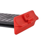 Homesmart Microwave Long Grill - Black & Red with 5 Piece Paddle Serving Board