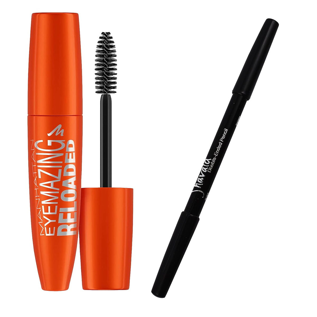 Eye Look Set - Shavata Kylie Stencil and Double-Ended Pencil with Manhattan Eyemazing Mascara 221243893 0