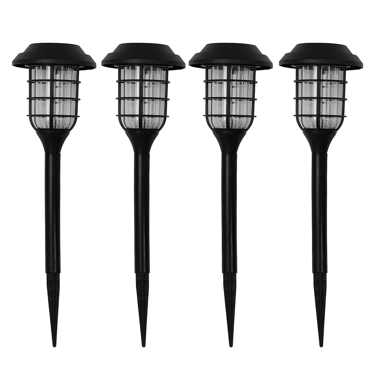 Set of 8 Solar Stake Lights - Outdoor Garden Pathway Lamps 221244016 1