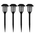 Value Bundle Set of 8 Solar Stake Light Outdoor Garden Pathway Lamp Shade