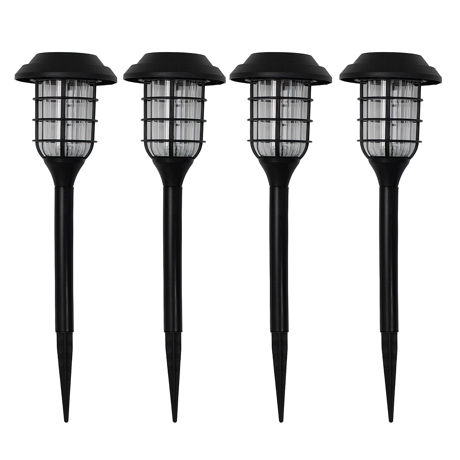 Set of 8 Solar Stake Lights - Outdoor Garden Pathway Lamps 221244016 1
