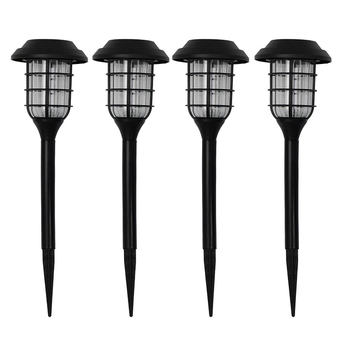 Set of 8 Solar Stake Lights - Outdoor Garden Pathway Lamps 221244016 2
