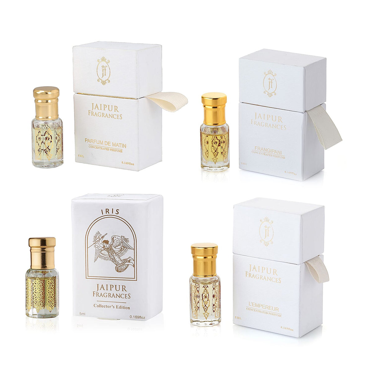 Biggest Bundle Offer- Jaipur Fragrance Frangipani, De Matiin, Empereur &amp; Iris 221245519 0