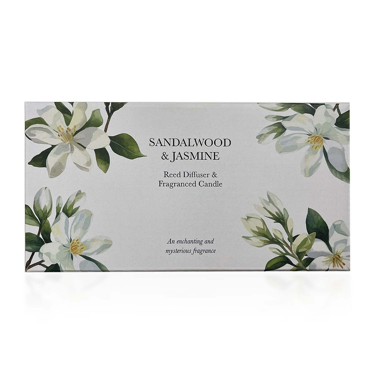Tobacco- Vanilla &amp; Sandalwood- Jasmine Fragranced Candle and Reed Diffuser Set 221247640 1