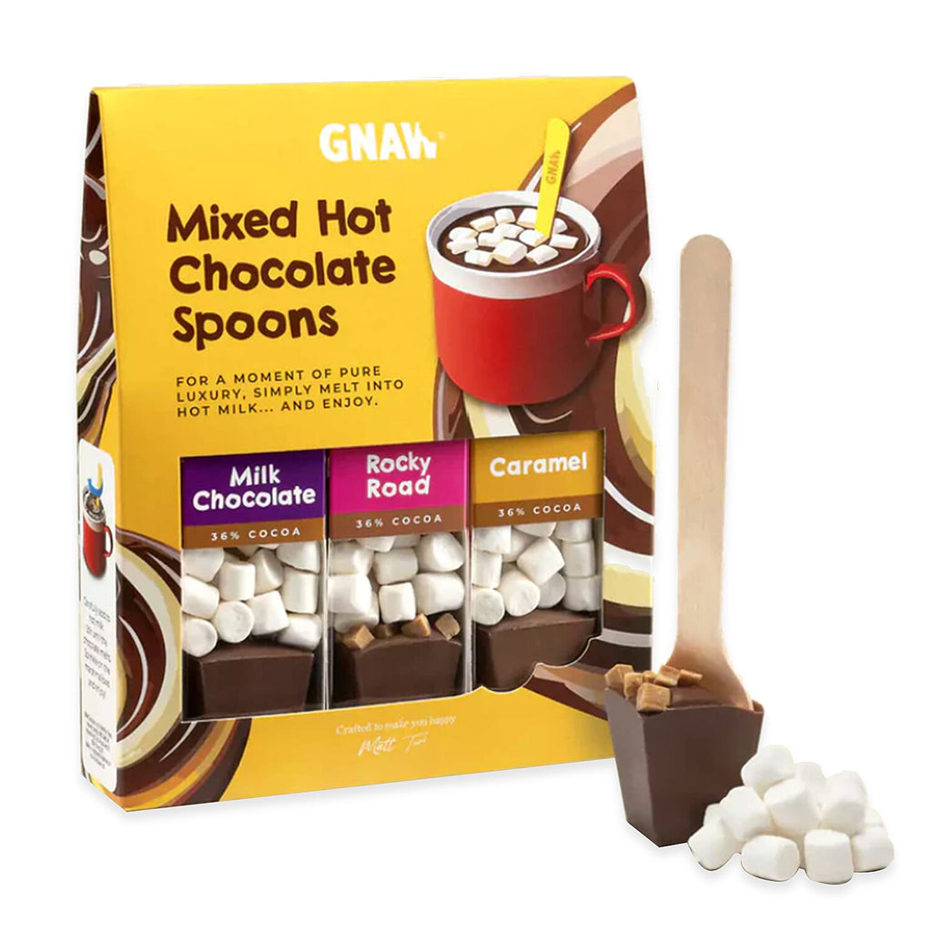 2 Packs of 3 Gnaw Hot Chocolate Shot Gift Set