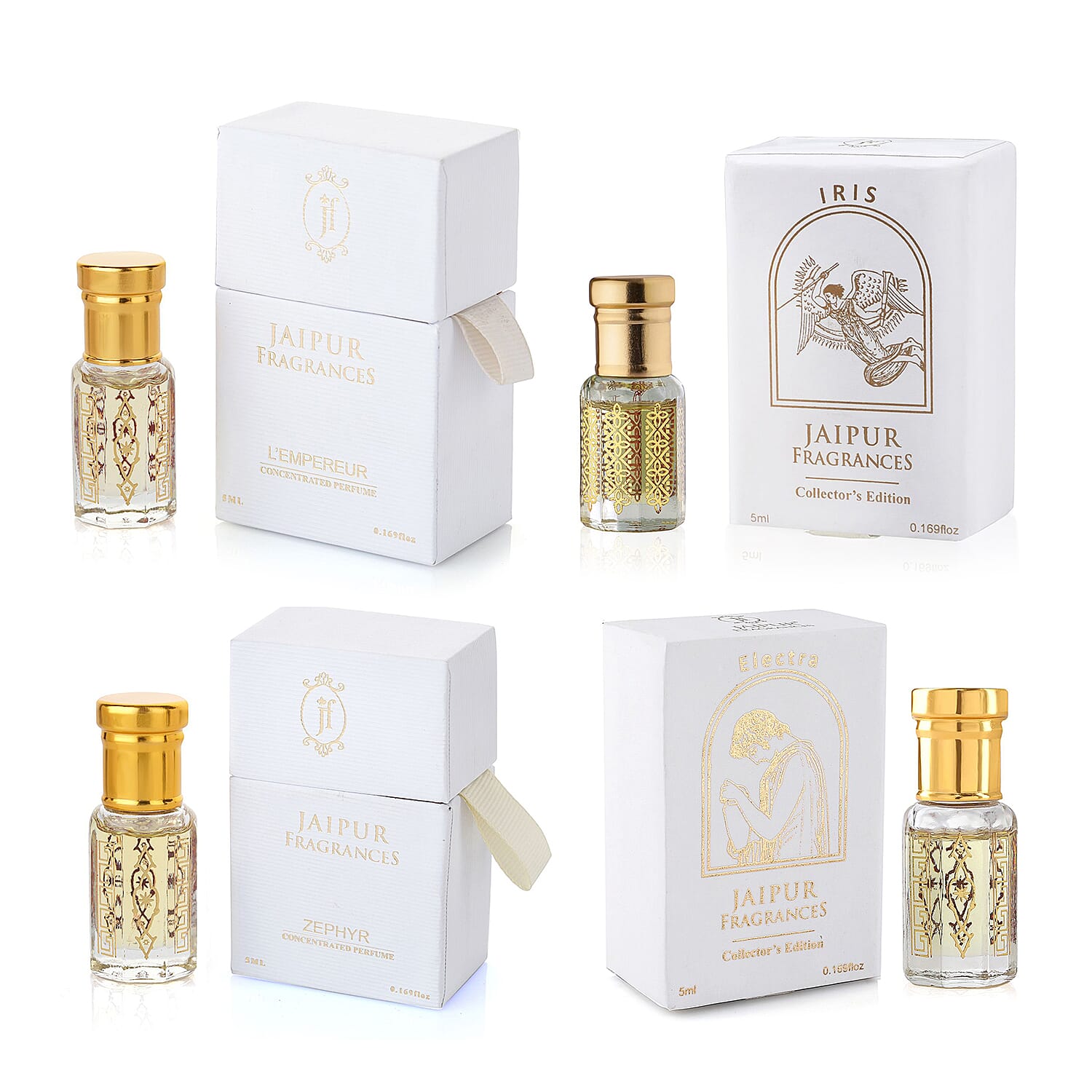 Pack of 4 Jaipur Fragrances - Greek &amp; Zephyr 221249083 0