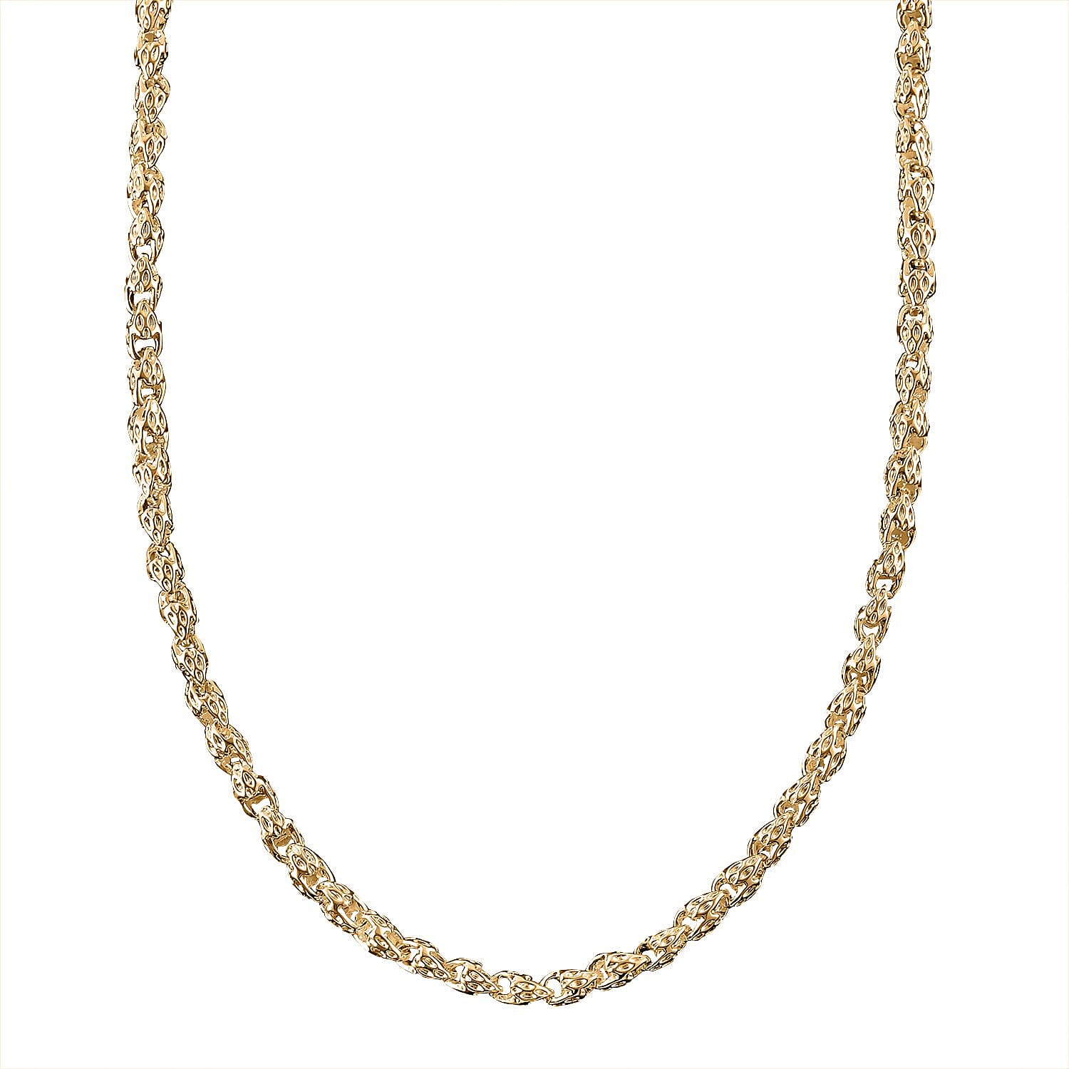 Designer Inspired - Lotus Link Necklace (Size 20) and Bracelet (Size 7.5) 221250397 1