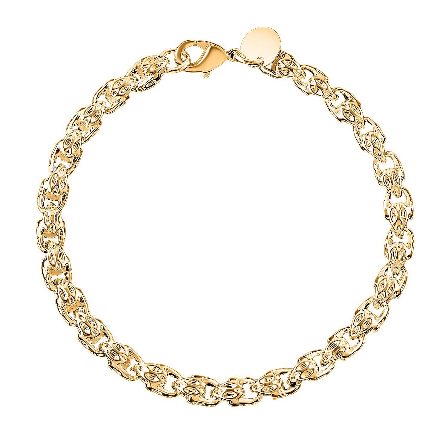 Designer Inspired - Lotus Link Necklace (Size 20) and Bracelet (Size 7.5) 221250397 2