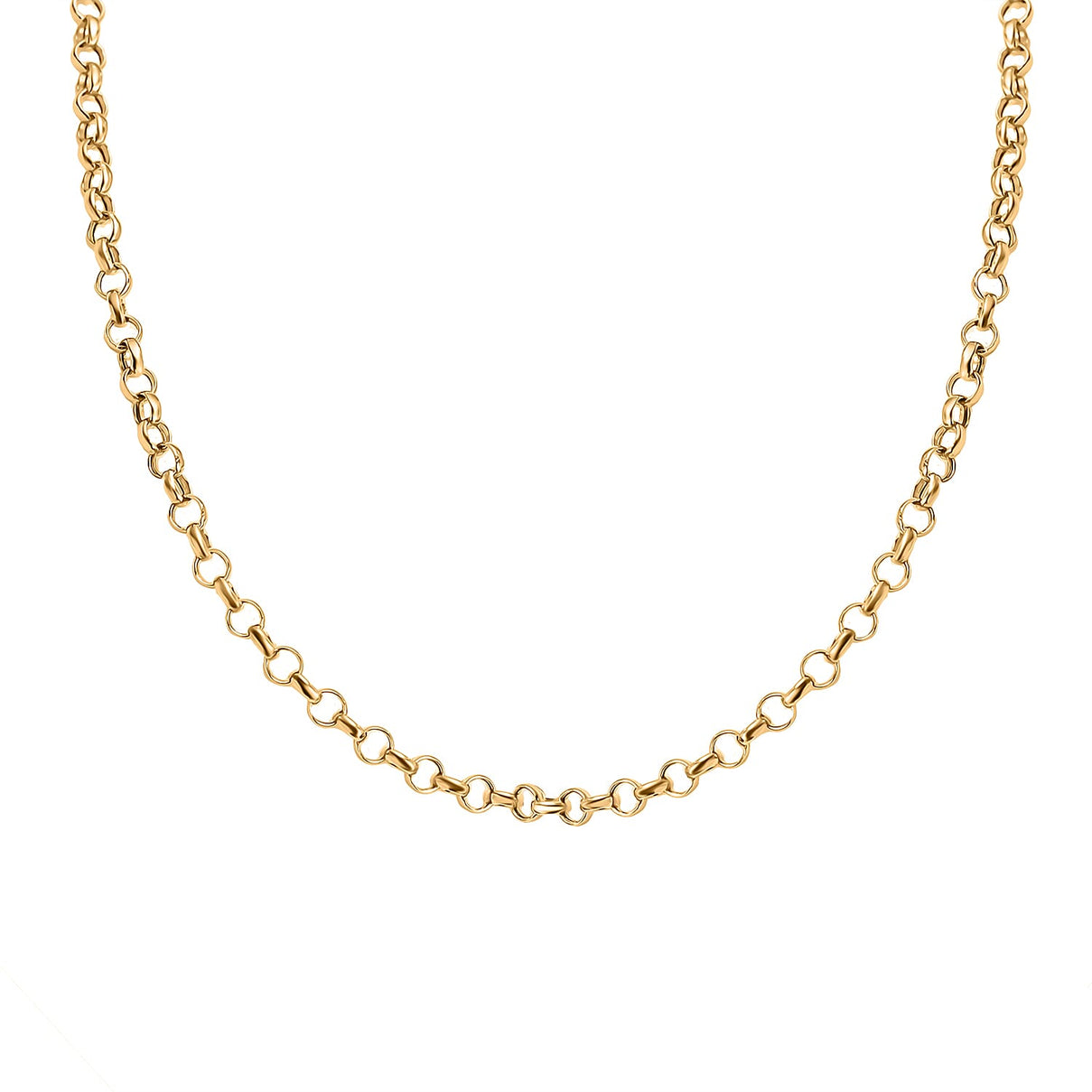 Buy More Save More - 9K Belcher &amp; Curb Necklace (Size 18) 221250476 2