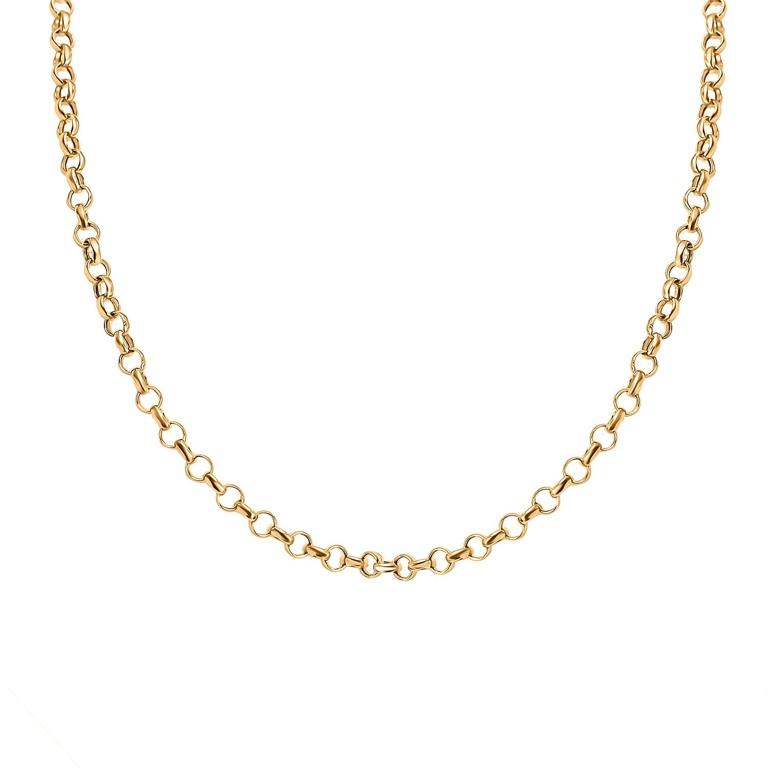 Buy More Save More - 9K Belcher &amp; Curb Necklace (Size 18) 221250476 2