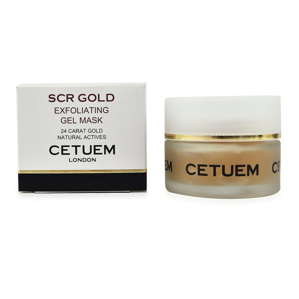 Cetuem Set of Exfoliating Gel & SCR Gold Illuminating Mask