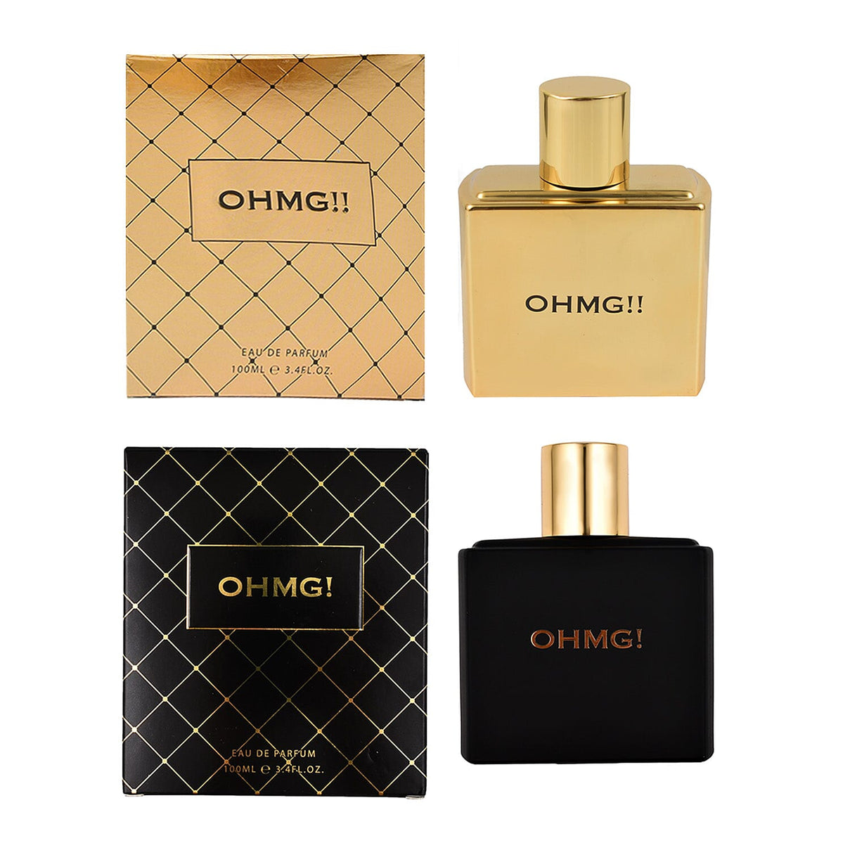 MARKS BIRTHDAY MEGA OFFER - Set of 2 OHMG! Oud Eau De Parfum - Black &amp; Gold (100ML Each) 221251117 0