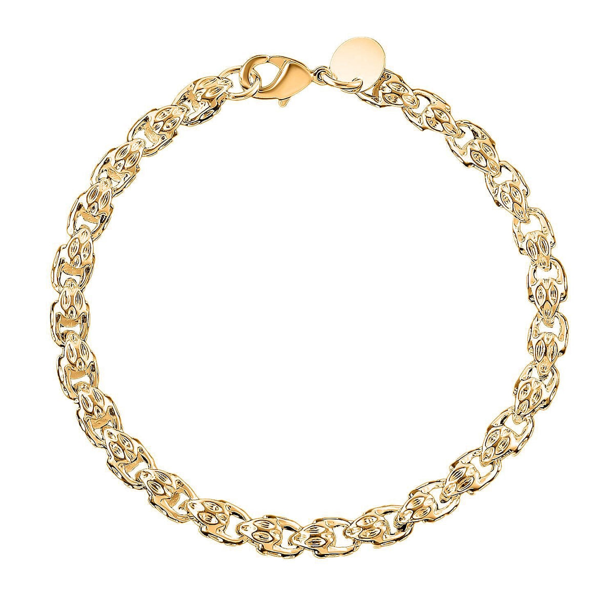 Yellow Gold Tone- Necklace &amp; Bracelet 221251619 2