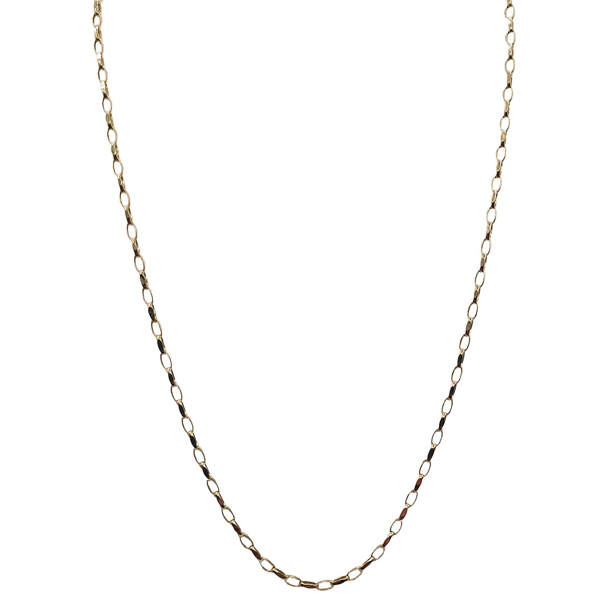 9K Cable Necklace &amp; Heart Pendant 2.10 Grams 221252899 2