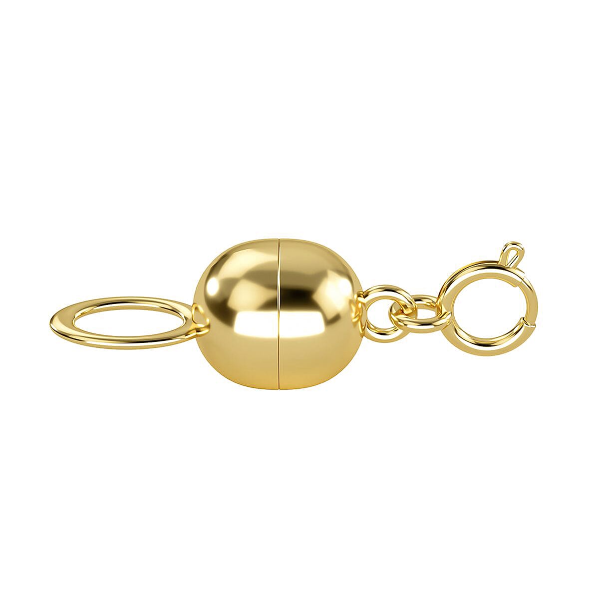 Set of 9K Gold Prince Of Wales Necklace - 18 inch &amp; 9K Yellow Gold Magnetic Lock with Spring Ring Clasp 221253685 1