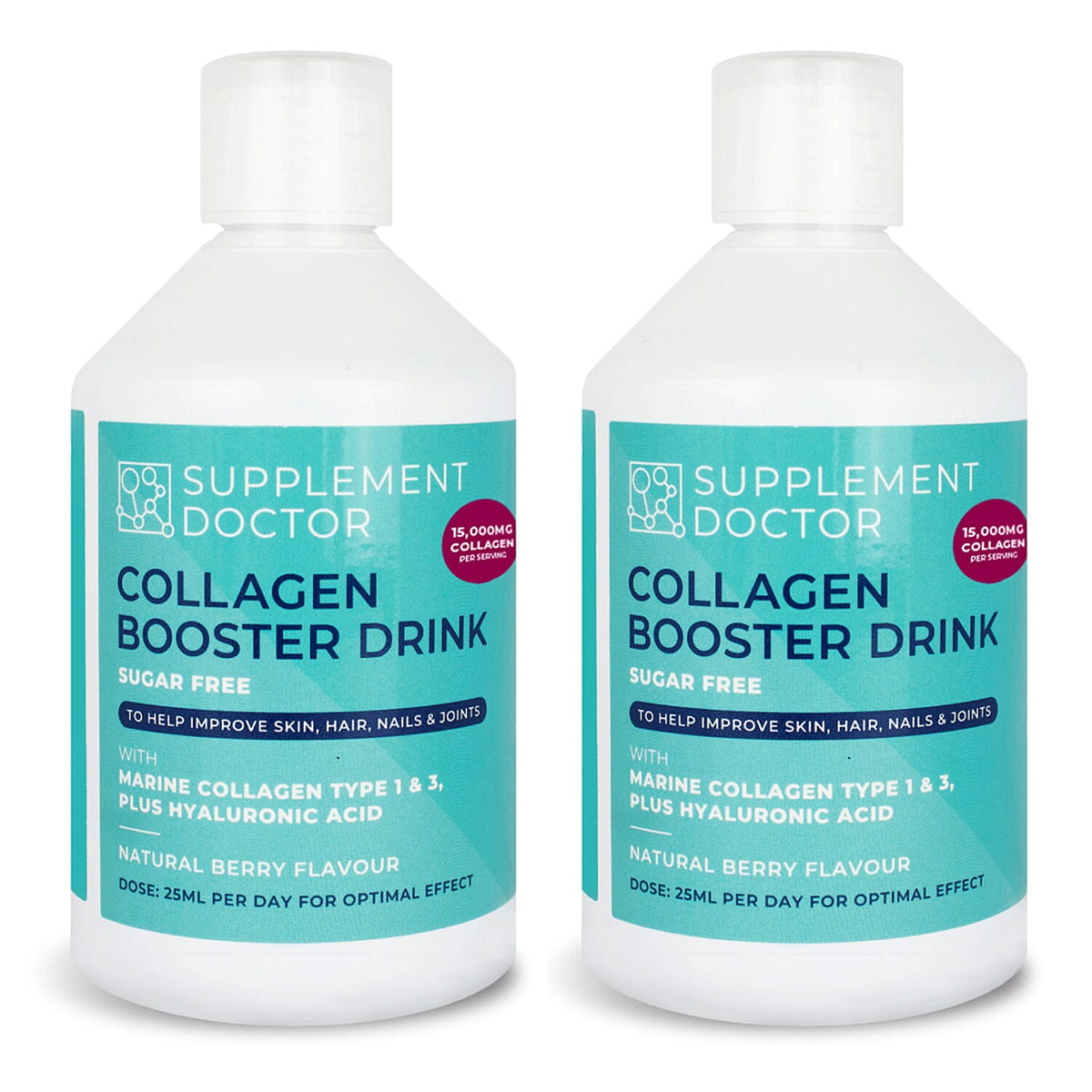 Pack of 2 - Doctors Formula- Collagen Booster Drink 15000mg - 500ml 221258713 0