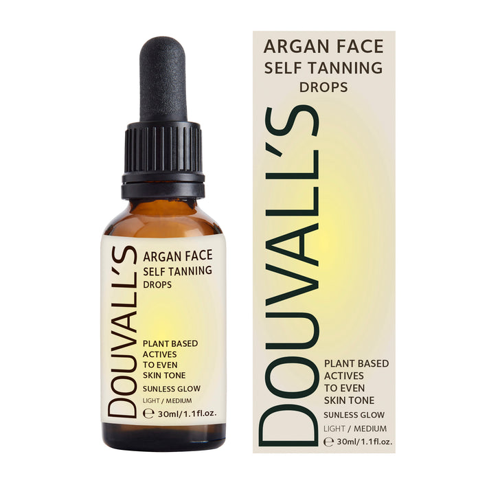 Douvalls Argan Body Self Tanning Spray 60ml with Face Drops 30ml- Light-Medium 221258729 2
