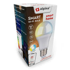 Pack of 4 - Alpina RGB Smart Wi-Fi Bulb E27 9W - White