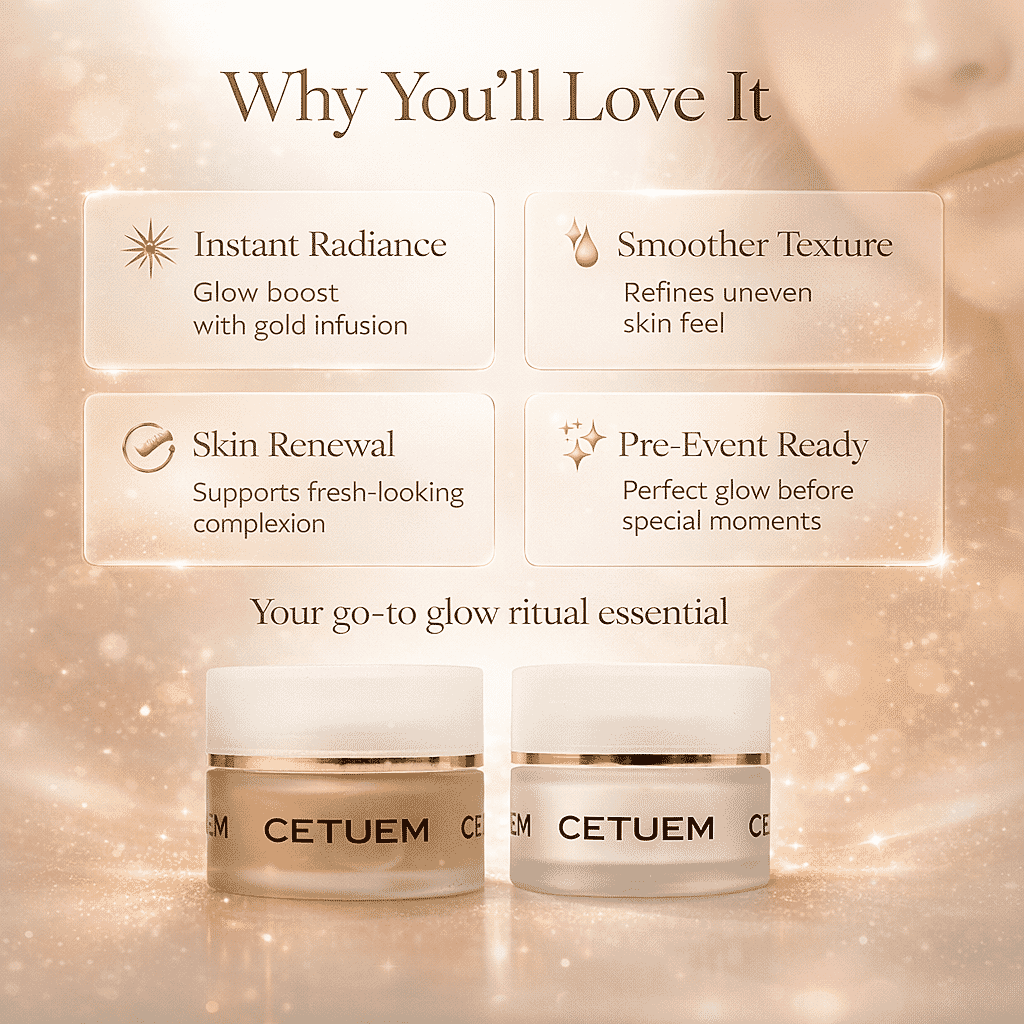 Cetuem Glow Duo - SCR Gold Illuminating Mask and Exfoliating Mask (50ml each) 221259918 2