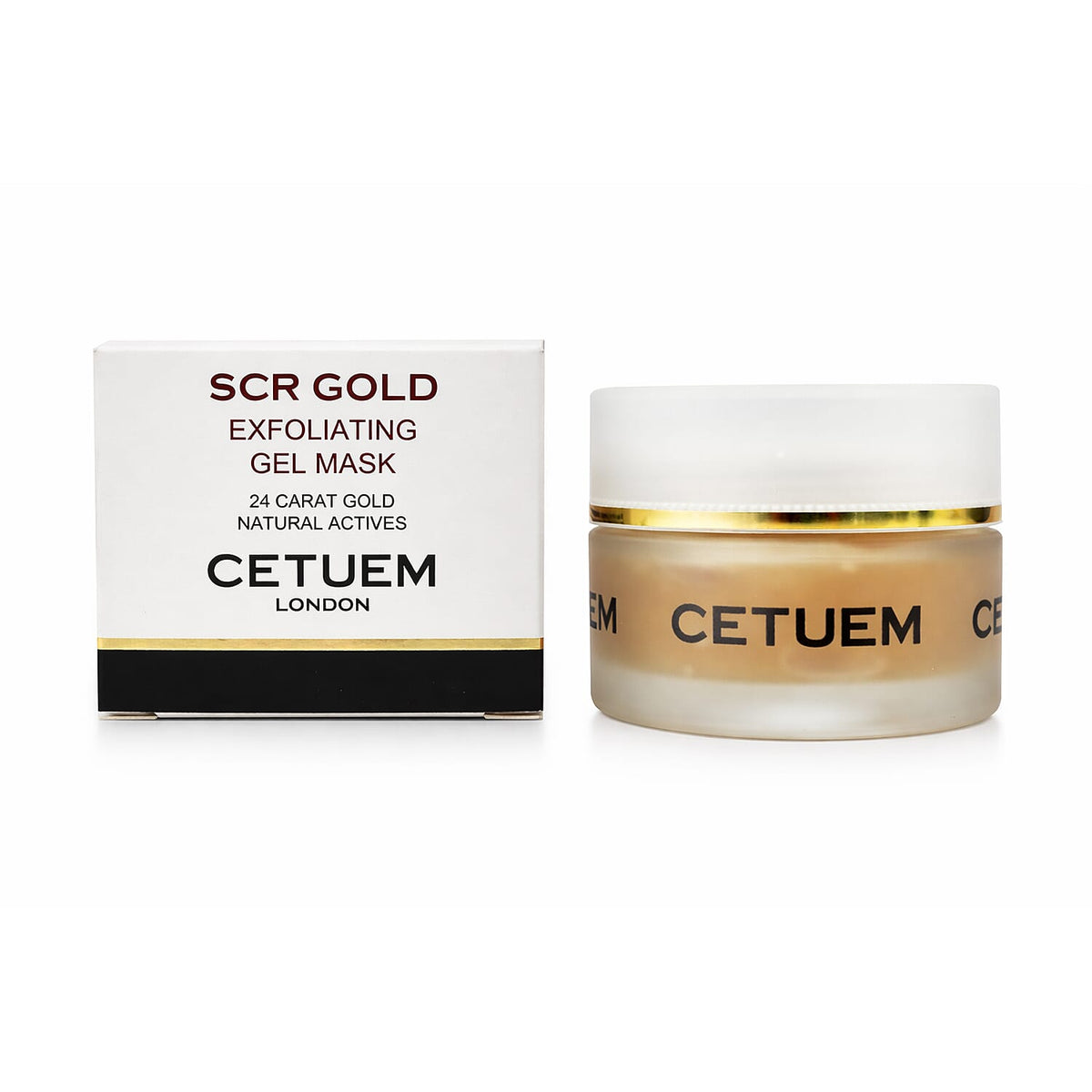 Cetuem Glow Duo - SCR Gold Illuminating Mask and Exfoliating Mask (50ml each) 221259918 5