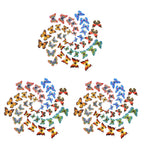 126 Pcs 3D Magnet Butterflies Hanging Decoration Multi
