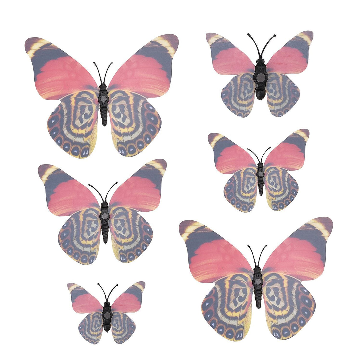 126 Pcs 3D Magnet Butterflies Hanging Decoration Multi 221262245 7