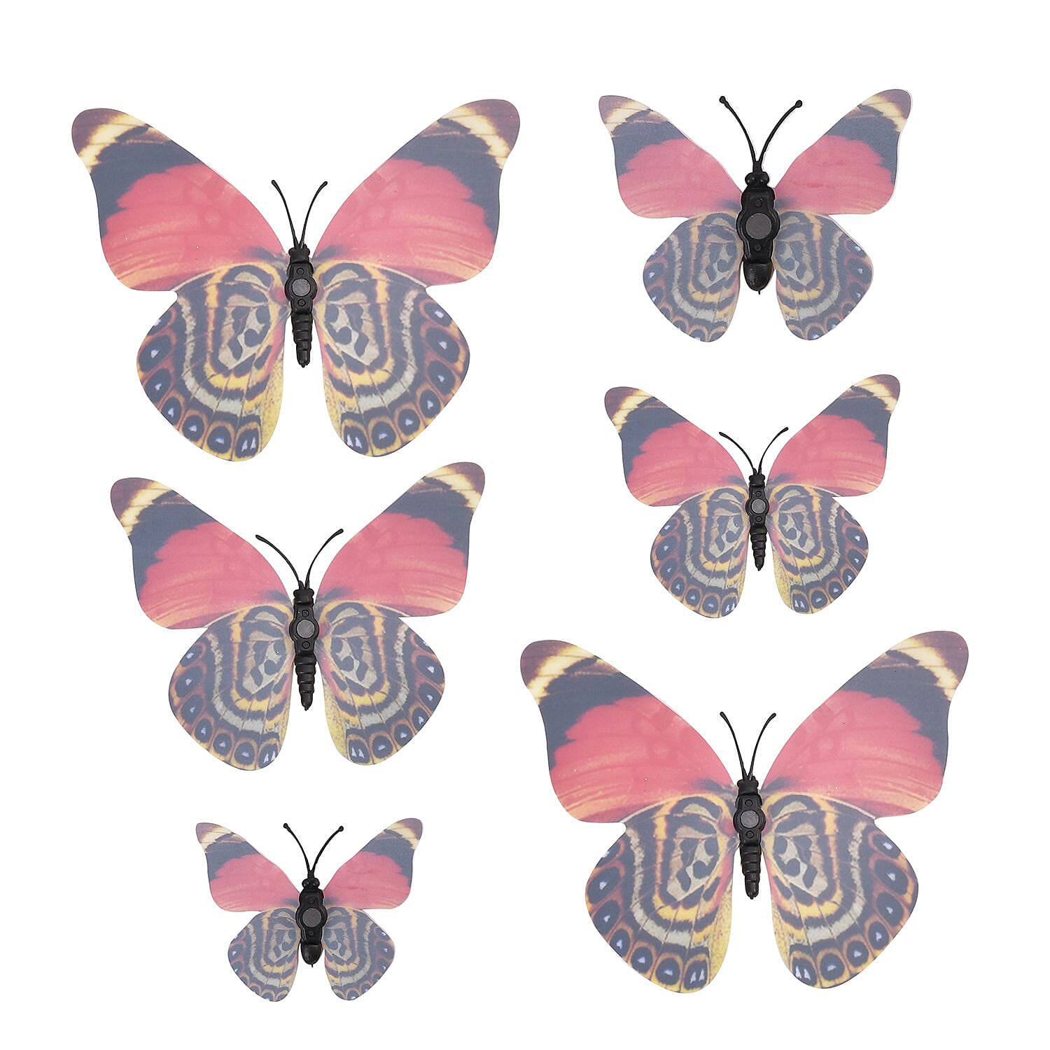 126 Pcs 3D Magnet Butterflies Hanging Decoration Multi 221262245 7