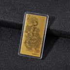 Set of 2 - 24K Yellow Gold Pixiu Pattern Foils
