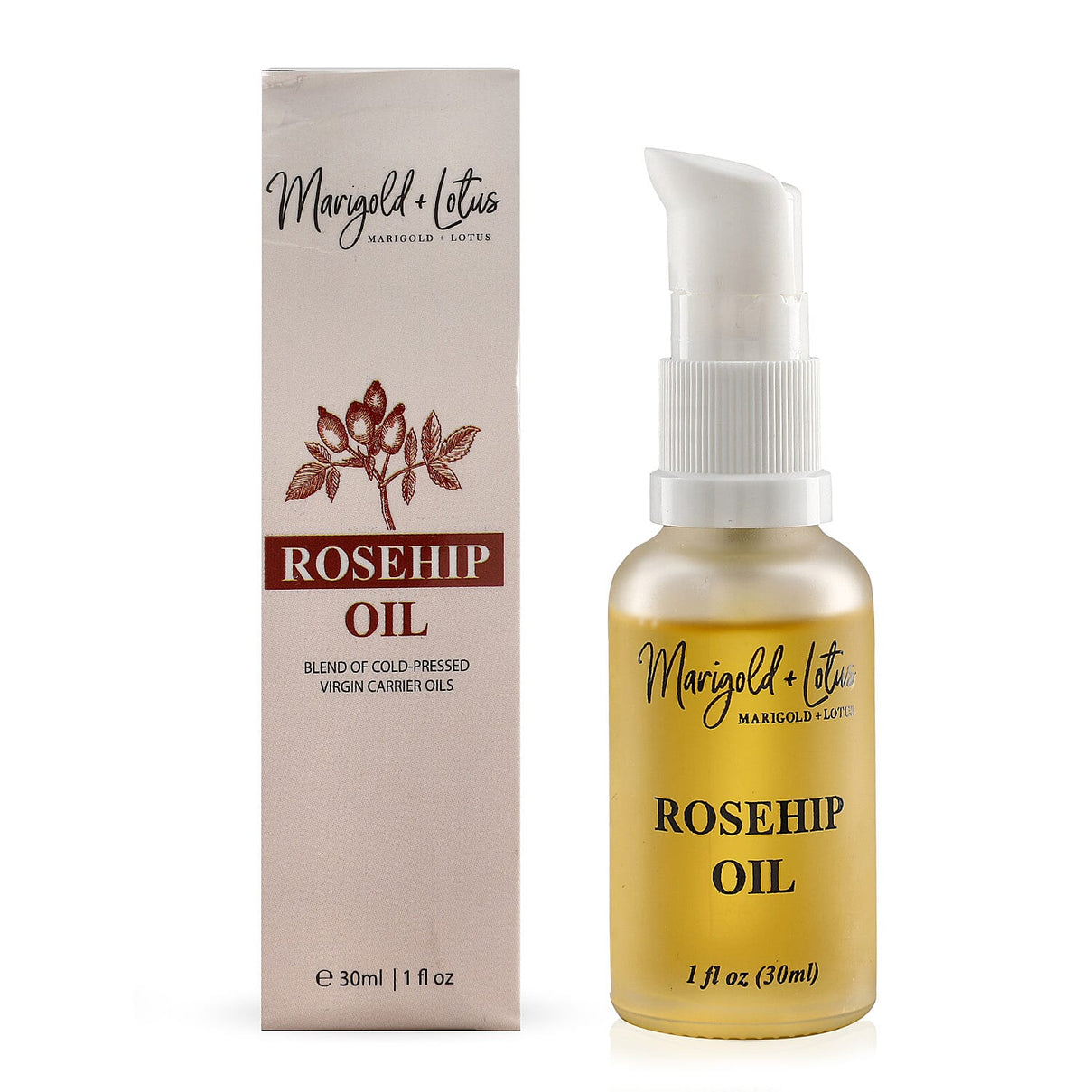 Marigold and Lotus Oils - Rosehip, Argan, Moringa Oils - 30ml each 221265474 2