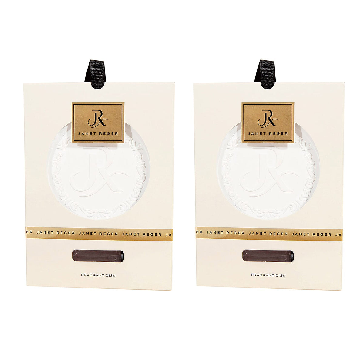 Set of 2 - Janet Reger Hanging Fragrance Disc - White 221266518 0