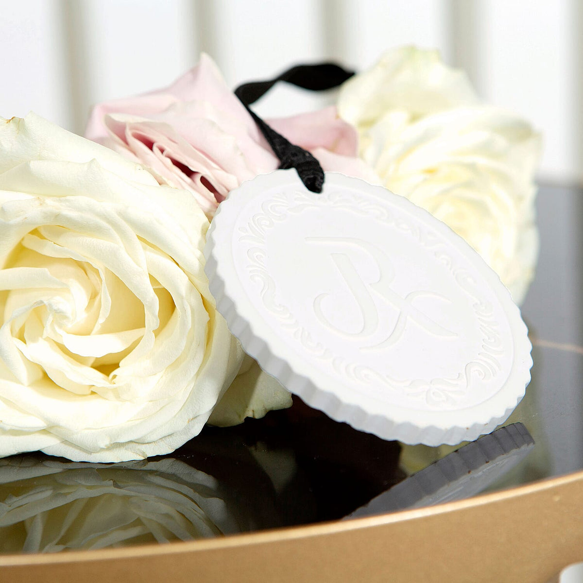 Set of 2 - Janet Reger Hanging Fragrance Disc - White 221266518 2