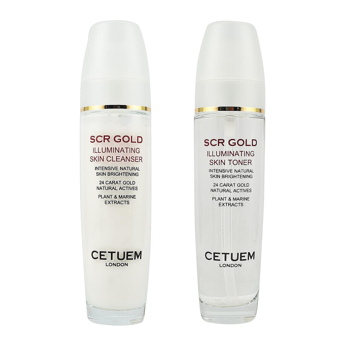 Cetuem - SCR Gold Illuminating Skin Cleanser 100mL and Toner 100mL 221266704 0