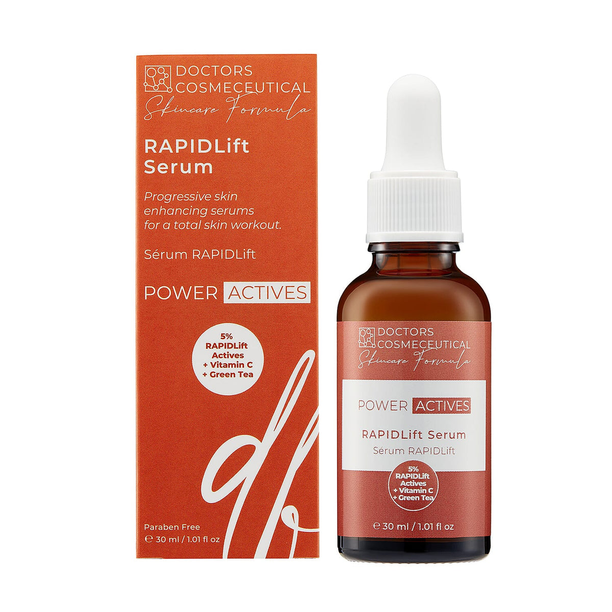 Doctors Formula - Rapid Lift Serum - 30mL and Anti-Ageing Sheet Mask - Pack of 5 221266814 1
