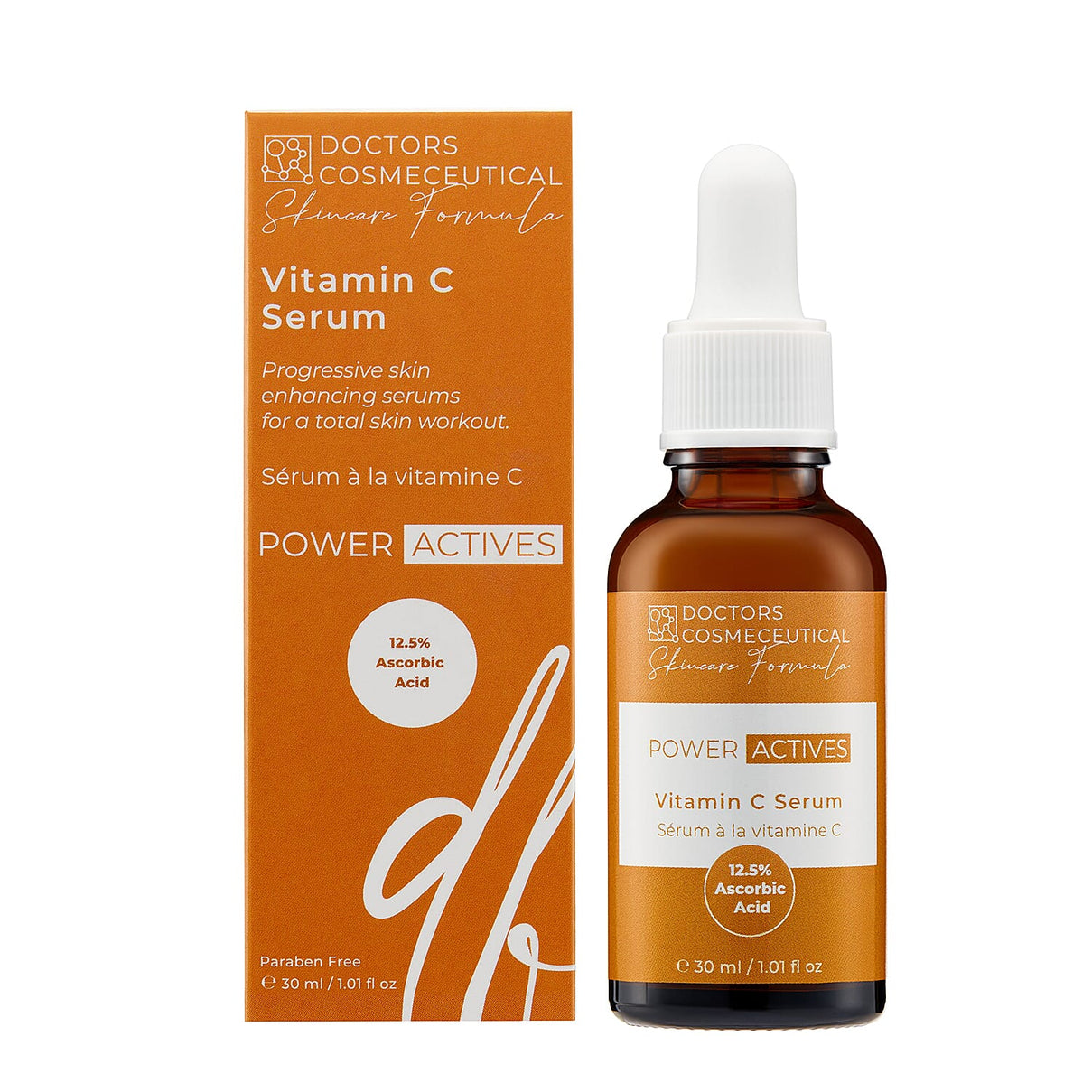 Doctors Formula - Power Active Vitamin C Serum - 30mL and Brightening Treatment Mask - Pack of 5 221266815 1