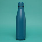 Set of 3 - Solid Color Water Bottle (500mL each) - Aqua, Green, Navy