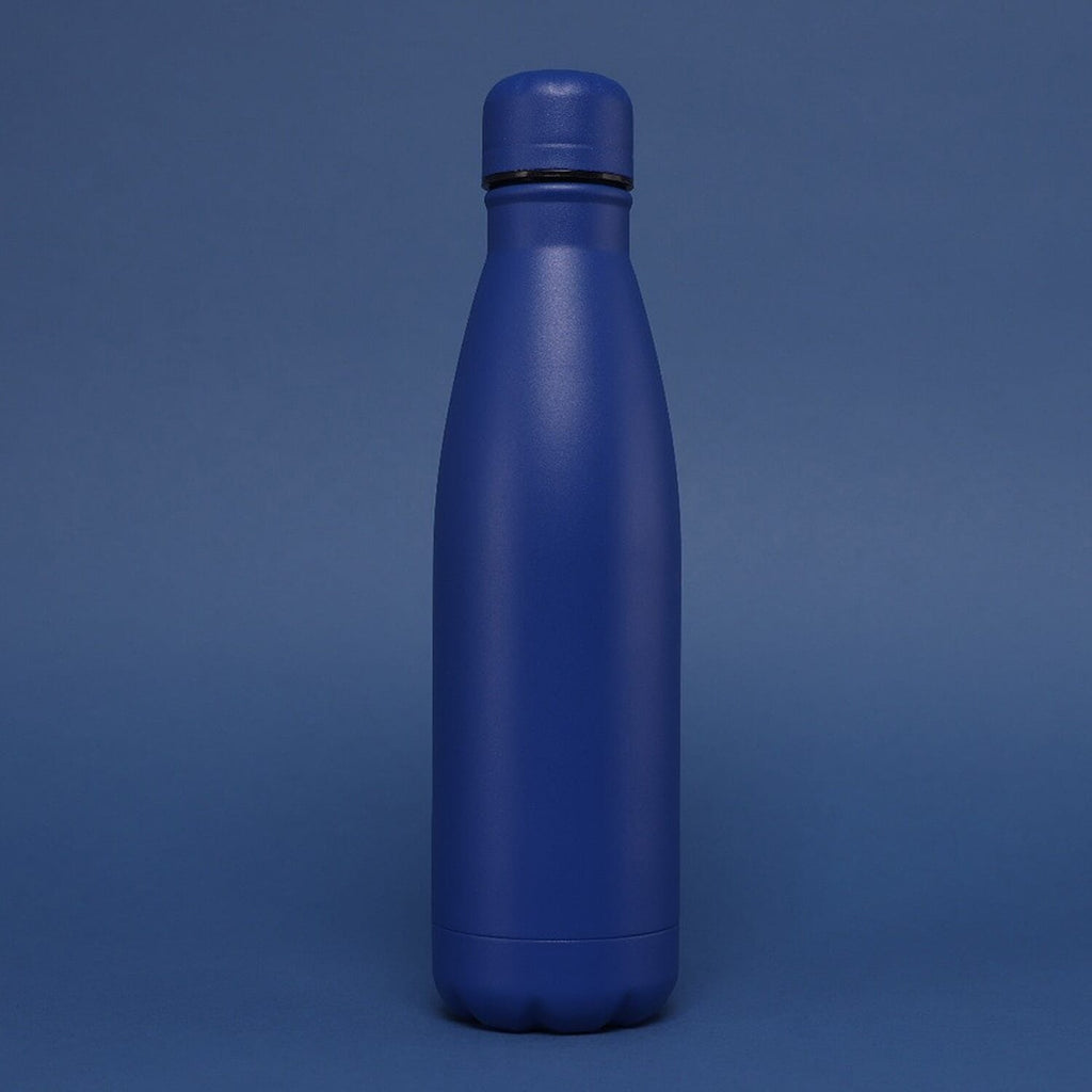 Set of 3 - Solid Color Water Bottle (500mL each) - Aqua, Green, Navy