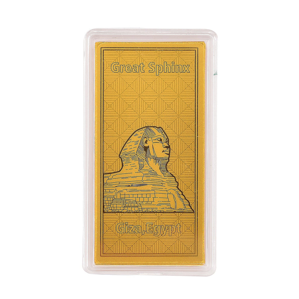 Set of 2 - 24K Yellow Gold Elephant & Chakras Pattern Foils