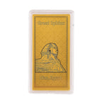 Set of 2 - 24K Yellow Gold Elephant & Chakras Pattern Foils