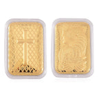 Set of 2 - 24K Yellow Gold Lady Fortuna and Golden Garce Foils