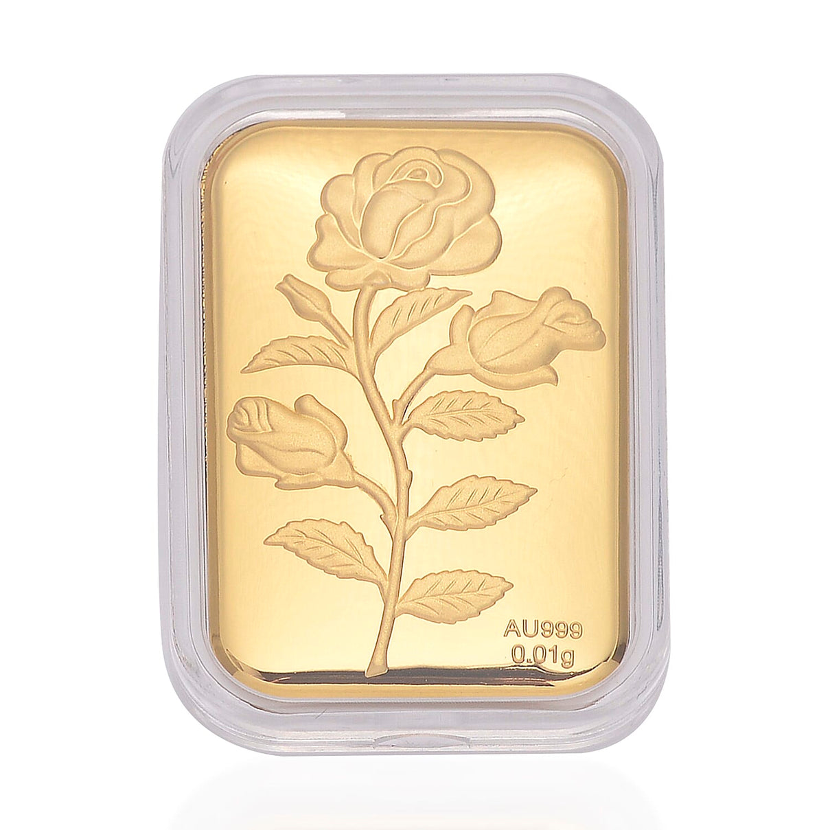 Set of 2 - 24K Yellow Gold Tree and Rose  Collectables 221269986 2